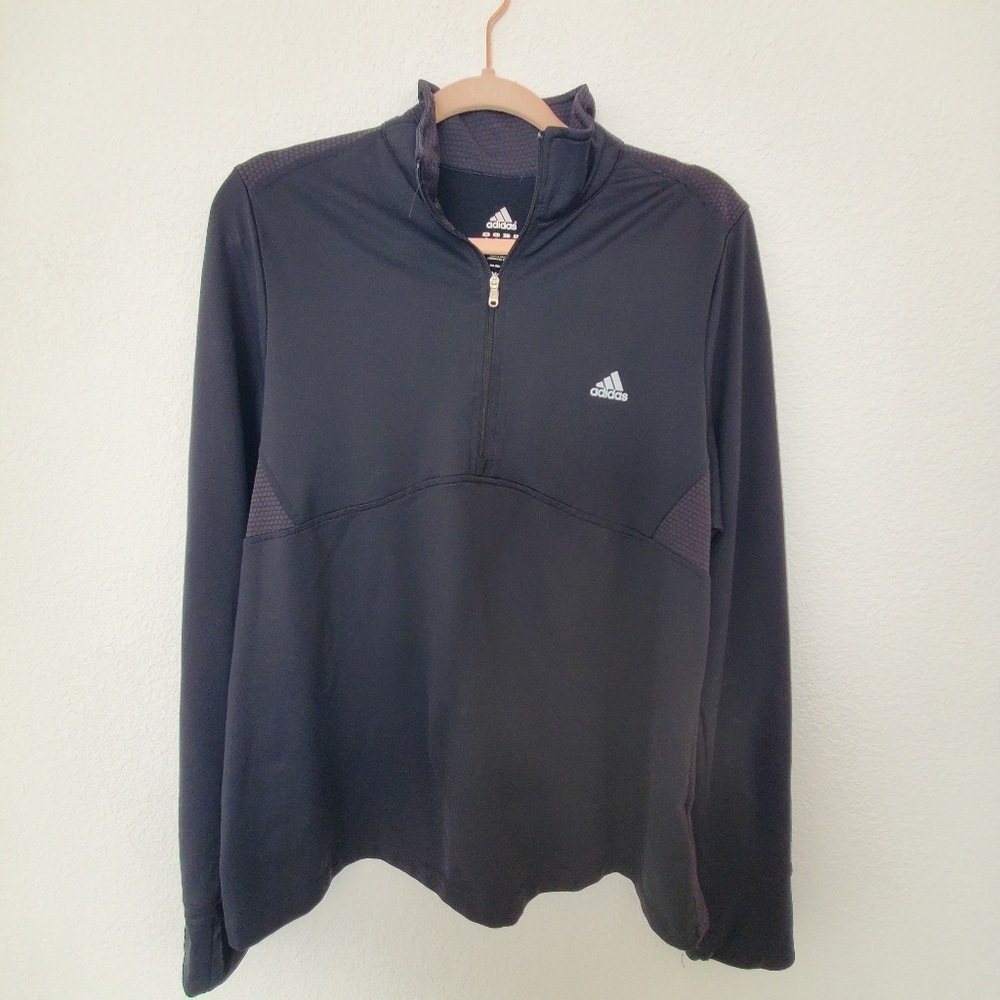 ADIDAS Black Long Sleeve Running Shirt